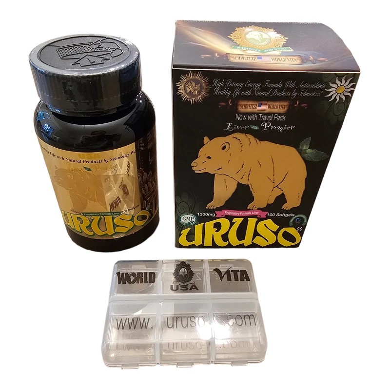 Schweitzz Uruso Liver Premier Staminex High Potency Energy Formula Antioxidant