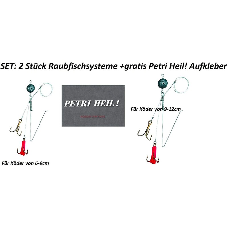 blntackle76 Set of 2 Jenzi Predatory Fish System Spinning System