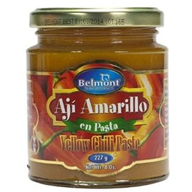 Belmont Aji Amarillo Paste & Aji Panca Paste Bundle (3-Count for Each Sauce) - 8 Oz Each
