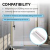 M6221 Sliding Shower Door Bottom Track Guide, 5/8 in. Channels,