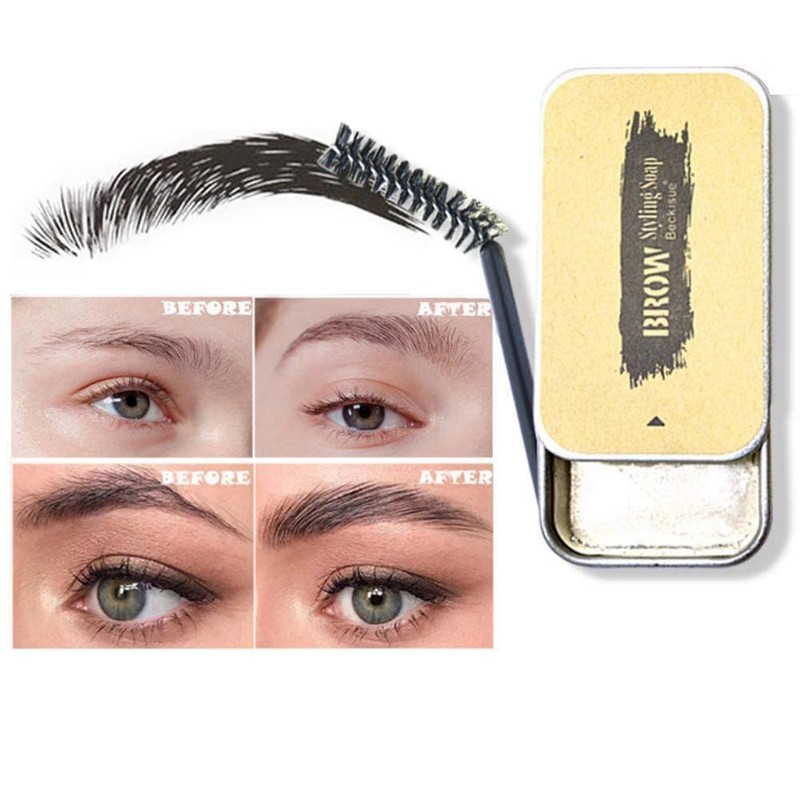 Beauty Glazed Eyebrow Soap Kit, 3D Eyebrow Gel, Long Lasting