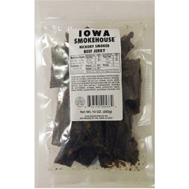 IOWA SMOKEHOUSE Beef Jerky, 10 Oz (10 oz, Hickory Smoked)