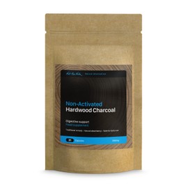 Pure, Non-Activated Hardwood Charcoal. Digestive Support. Suitable for Daily Use. Not Activated or Medicinal. Travel Size. 21 Capsules - compostable Sachet.