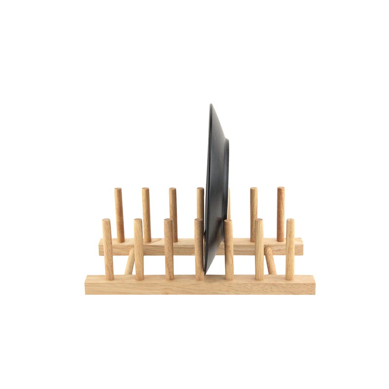 APOLLO 5001 Wooden plate rack, Wood, 26x15x12