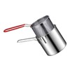 Stainless Steel Deep Fryer Pan Durable Portable Mini Long Handle