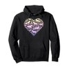 Colorful Cute Hearts Shape Silhouette Lover - Animal Horse Pullover