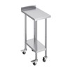 Happybuy 24"x15"x40" Stainless Steel Work Table, Heavy Duty Commercial Food