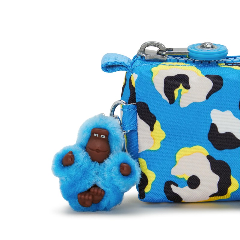 Kipling FREEDOM Beutel/Koffer, 22x6.5x6.5, Leopard Floral (BLAU)