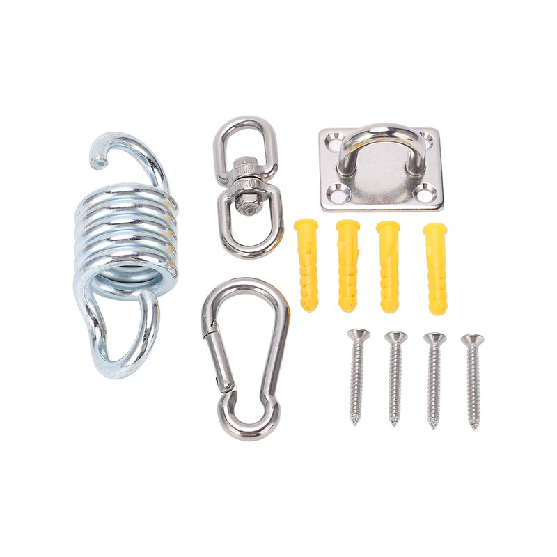 Stainless Steel Ceiling Hammock Hanging Kit 551lb Capacity Suspension Hook