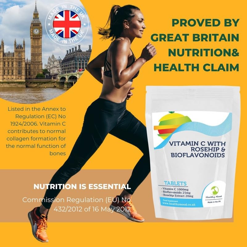 Vitamin C 1000mg with Rosehip & Bioflavonoids 7 Tablets -
