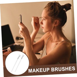 Baluue 2pcs Portable Eye Shadow Applicators Ergonomic Makeup Brush for Effortless Application Material for Women