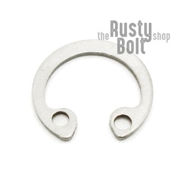 The Rusty Bolt Shop 12mm, Internal Circlip, Stainless Steel, Retaining Snap Ring, Inner, Retainer - 1