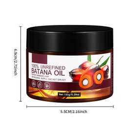 Organic Batana Oil from Honduras for Hair Growth - Reduce Hair Loss, Split Ends, and Enhance Thickness - Ideal for Men and Women - 150g