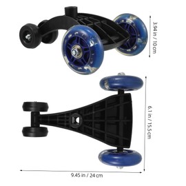 WOONEKY Boys and Girls Wiggle Car Wheel Replacement Part Triangle Base for Easy Installation