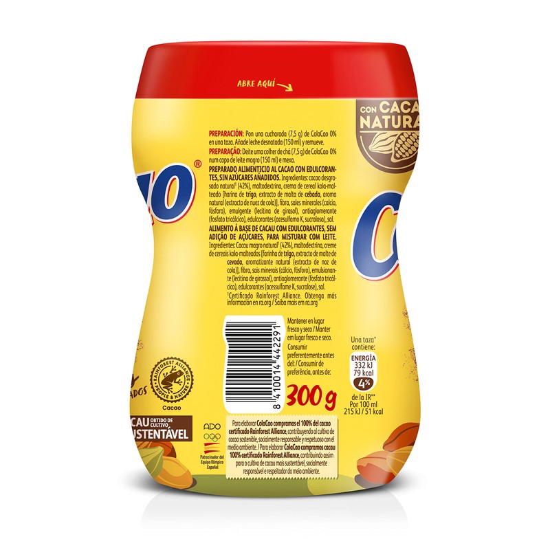 ColaCao - Cocoa powder 0%