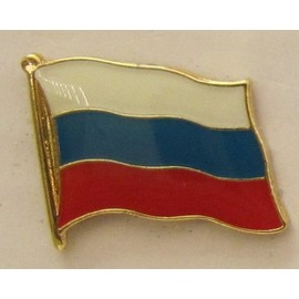 Pin Anstecker Flagge Fahne Rußland Nationalflagge Flaggenpin Badge Button Flaggen Clip Anstecknadel