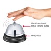 Westmark Table Bell / Reception Bell, Diameter 8 cm, Clear