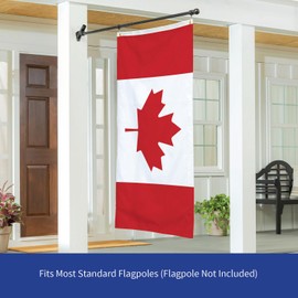 Evergreen Canadian Flag 3x5 Outdoor Double Sided, Canada Flags for Outside with Grommets, 3-Ply Banners for Garden Patio, Indoor Flags for Wall Decor, Works with Standard Estate Flag Poles