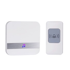 Wireless Doorbell Transmitter Receiver Emergency Caregiver Pager 300M Long Distance Remote Control for Home