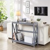 Yaheetech Console Table for Entryway, 2 Tier Narrow Sofa Table
