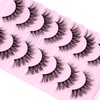 Wispy Lashes Natural Look False Eyelashes with Lash Glue Cat