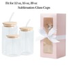 24 Pcs Gift Boxes with Ribbon for Sublimation Glass Exhibition