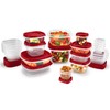 Rubbermaid 42-Piece Food Storage Containers with Lids, Salad Dressing and