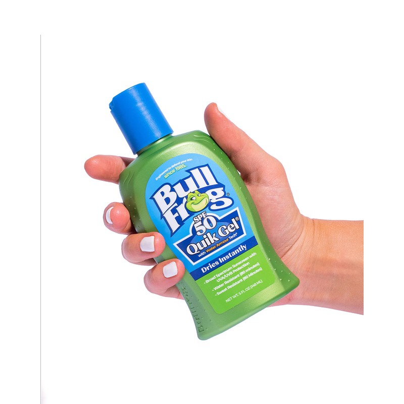 Bullfrog Quik Gel Sunscreen SPF 50 | Oxybenzone & Octinoxate