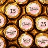 Quinceanera Sweet 15 Round Candy Sticker -Mis Quince Party Favors