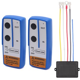 Torkettle 2PCS 12V Wireless Winch Remote Control Kit Winch Controller Switch for Winches