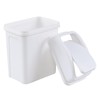 Zopnny Bathroom Bin Small Trash bin for Bathroom, Plastic Swing