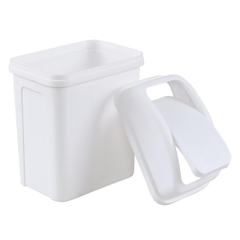 Zopnny Bathroom Bin Small Trash bin for Bathroom, Plastic Swing