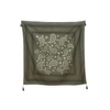 Throw Khaki Tassel Big Scarf 100
