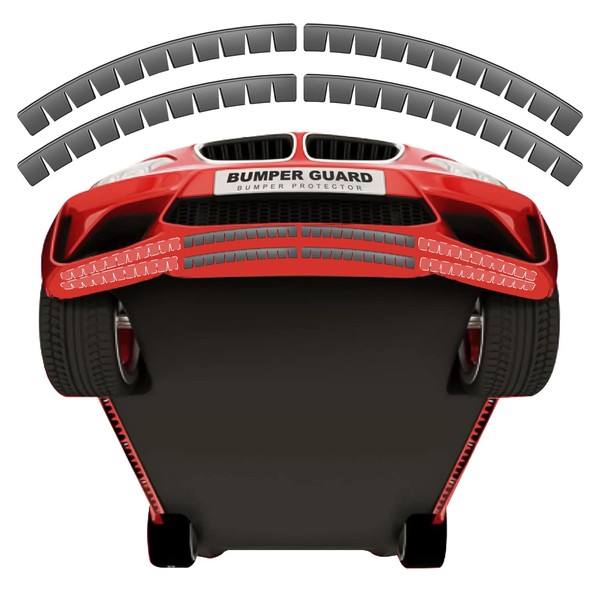 Bumper Scrape Guard for Cars, 4 Pack Front Bumper Scrape