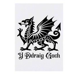 'Welsh Dragon' Temporary Tattoo - Water Resistant, Skin-Safe, Non-Toxic Transfer (TO00076057)