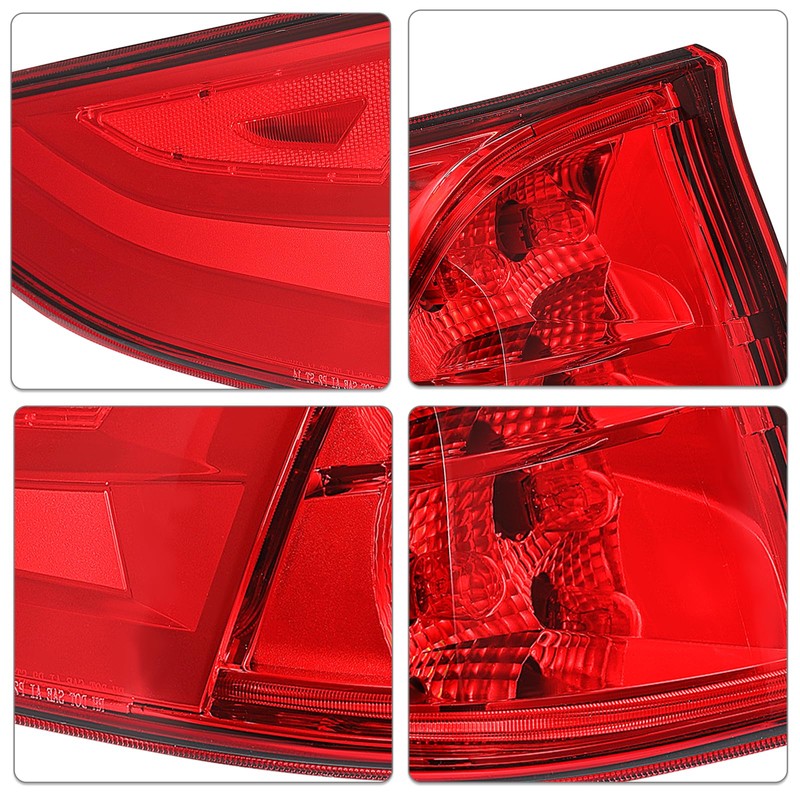 SOCKIR LED DRL Tail Light Assembly w/Bulbs fit 2018-2023 Honda