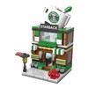 Street View City Cafe Building Kit, 167PCS Coffee Shop Modular