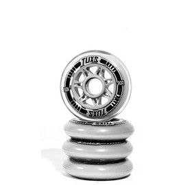 Tuxs Inline Skates Wheels 82A Inline Wheels Replacement Wheels for Inline Skating Leisure Skating Indoor and Outdoor (90 x 24 mm)
