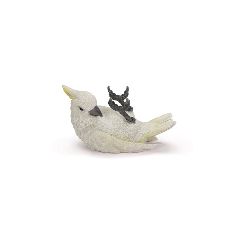 Oubia White Parrot Pen Holder Doll Figurine 4.7 x 3.1