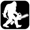 Bigfoot Logger Decal OS 439 6" sasquatch logging sticker chainsaw
