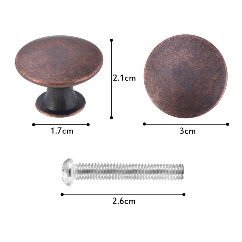 TsunNee 24pcs Vintage Style Chic Drawer Knobs Antique Kitchen Cabinet