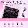 Lash Clusters Kit Natural Eyelashes Individual 3D Soft Cluster Lashes