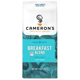 Cameron's Coffee Roasted Ground Coffee Bag, Breakfast Blend, 12 Ounce