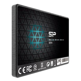 Silicon Power 240GB SSD 3D NAND S55 TLC 7mm (0.28") Internal Solid State Drive (SP240GBSS3S55S25AE)