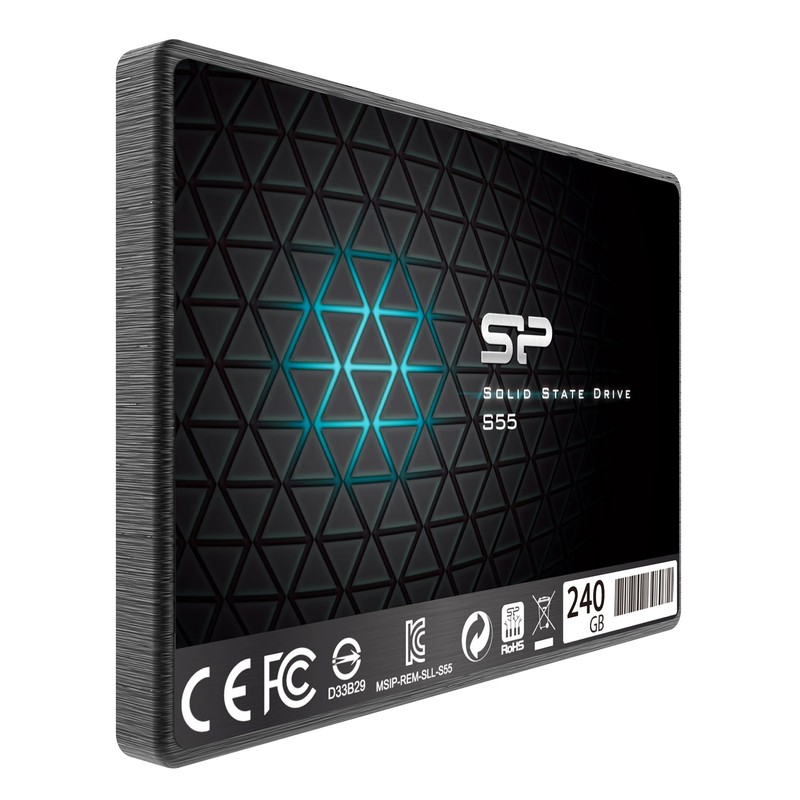 Silicon Power 240GB SSD 3D NAND S55 TLC 7mm (0.28")