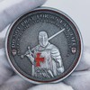 Knights Templar Motivational Challenge Coins Christian Red Cross Religious Collection
