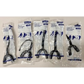 SAFETGARD 5 Pcs Black Mouth Guard Football Sports Mouthguard with Strap FORM-FIT