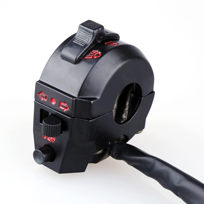 Motorcycle Left Switch Handlebar Control Horn Indicator Light Hello Lo