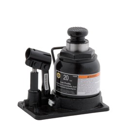 Omega 10208 Black Shorty Hydraulic in-Line Bottle Jack - 20 Ton Capacity