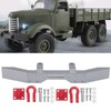 Aluminium Alloy Front Bumper CNC Polished Surface DIY for 1/16